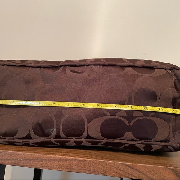 Coach Brown Diaper Bag Overnight Bag - Picture 9 of 14